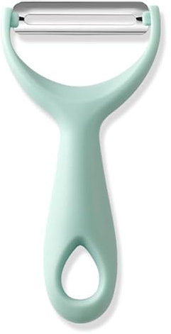 HSYTEK - Pelapatate extra affilato, ideale per pomodori e kiwi, con manico ergonomico, di alta qualità, di HSYTEK (blu)