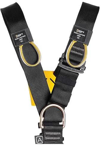 Singing Rock Technic MD/LG ANSI/NFPA Certified Climbing Harness - Adjustable, Durable Polyester Webbing, Performance-Driven Support, Advanced Safety Features, Perfect for Rock Climbing, Industrial, an