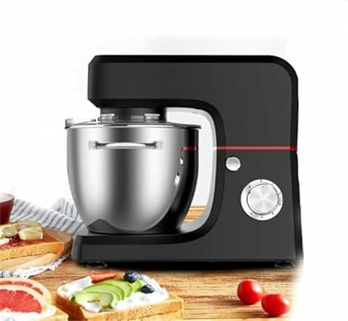 LJTHUU Impastatrice planetaria Commerciale, Motore Potente da 1800 W con Gancio per impastare, Ideale per cuocere Pane, Torte e impasti per Pizza in ristoranti e panetterie.