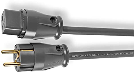 Supra Cables Netzkabel LoRad 2,5 EU 1,5m SPC versilbert