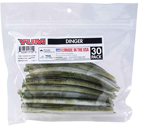 Yum Lures Yum 5 Dinger, Schwarz (Blk)