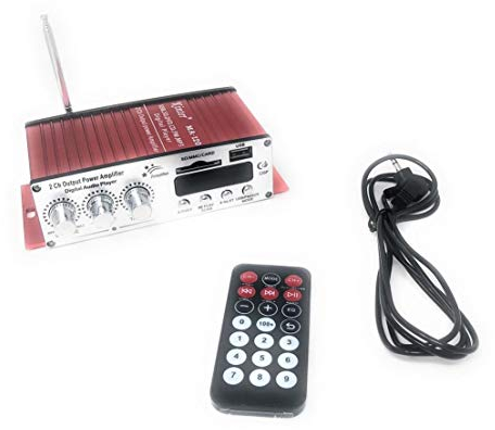 TEMPO DI SALDI Amplificatore Audio 2 Canali Stereo Ingresso USB SD Card Reader Con Telecomando