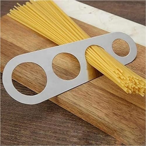 Trade Shop – Dosificador para medir porciones pasta espaguetis acero 1-4 personas accesorios cocina – 017379