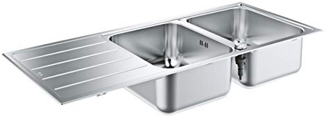 GROHE K500 | Edelstahlspüle mit Abtropffläche | edelstahl | 31588SD1