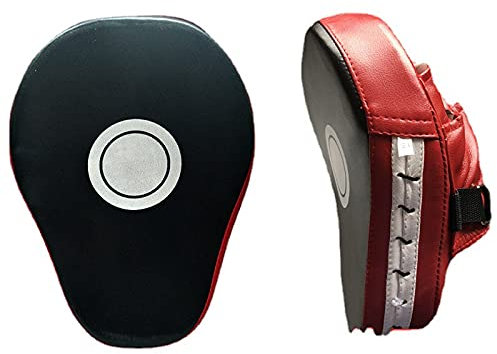 Boxen-Schlagpolster, 1 Paar, Leder, gebogen, Schild, MMA, Muay Thai, Pao, Schlagtraining