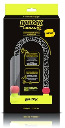 Bullock Urban XL Bike Lock, super widerstandsfähig gegen Stöße, ideal für Stunt-Scooter