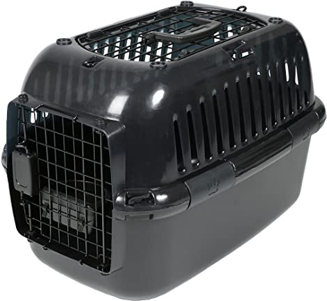 Ebi, Adventurer 60 ml – 49 x 32 x 32 cm – max. 12 kg Schwarz, Transport, Schwarz, Katze