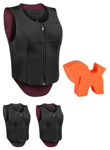 RL24 - Damen Rückenprotektor Ballistic Flex Fit Slim – viele Größen | Komperdell Protektorenweste inkl. Putzschwamm – ergonomisch & leicht – automatische Weitenregulierung