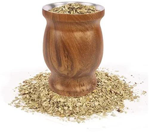 Tomotato 8oz Tasse à Mate, Incluses Brosse de Nettoyage et Bombilla, Gourde Mate en Acier Inoxydable à Double Paroi pour Le Thé, Le Café et Les Boissons à Base de Maté