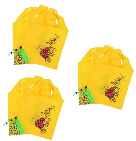 IMIKEYA 9 Stk -freundliche Einkaufstaschen Fruchttragetaschen Faltbare Einkaufstüten faltbare Einkaufstaschen Aufbewahrungstasche falten Lebensmittel erdbeer tasche Einkaufen