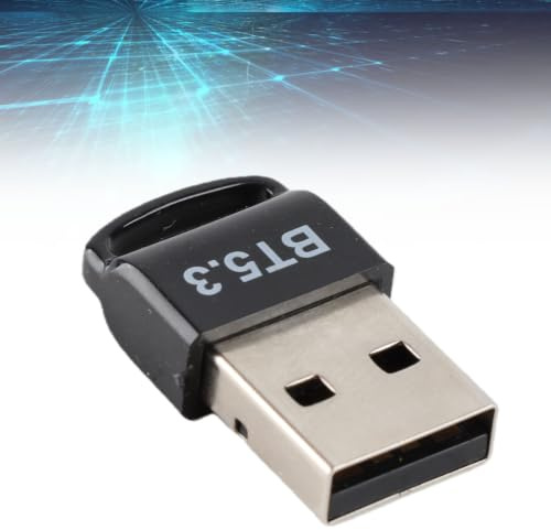 VBESTLIFE Adaptateur Bluetooth pour PC, Dongle Bluetooth 5.3 sans Pilote pour Win 8.1/10/11, émetteur et Récepteur Bluetooth pour Clavier, Souris, Imprimante, Casque