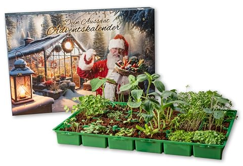 Der Gartencoach Adventskalender 2026 | Dein Aussaat & Anzucht Adventskalender mit Saatgut und Gewächshaus | Der Samen Weihnachtskalender für deinen Garten | Geschenk für alle Gartenfreunde