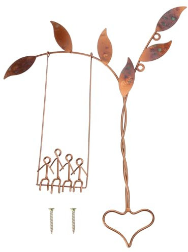 YHAILI Wanddekorationen Verwurzelt In Liebe Schaukel Skulptur Wandkunst Wandbehänge Ornamente Für Zuhause Schlafzimmer Wand Wohnzimmer Dekoration