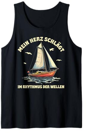 Lustige und witzige Segeln Geschenke Segel Boot Segler Tank Top
