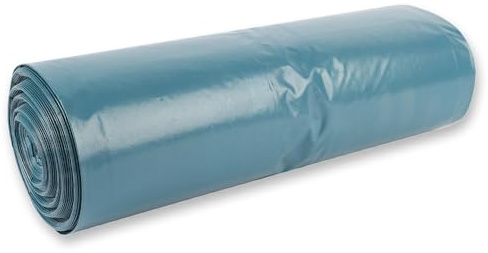 80 Stück, Abfallsäcke, FRANZ MENSCH, 120 x 90cm, blau, LDPE, 80my, reißfest | Premium, Rolle, Müllsäcke, Müllbeutel, Mülltüten, Hausmüll, Abfallbeutel, trash bags, Abfallentsorgung, Gewerbe