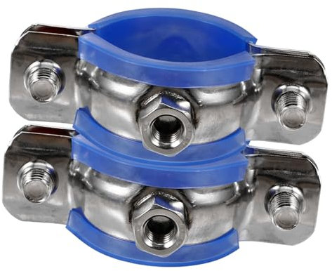 IWOWHERO Lot De 2 Colliers De Serrage En Acier Inoxydable Diamètre 38-40 Mm Fixation Rapide Pour Support Mural De Tuyau
