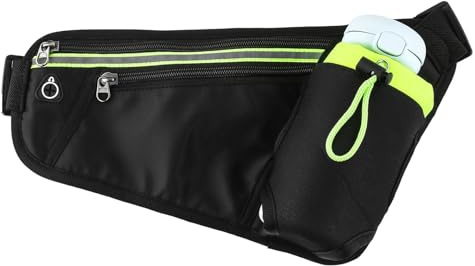 QingWing Ceinture Hydratation Running avec Poche Étanche, Sac Banane Sport Hydratation Homme Femme, Ceinture de Course Imperméable Smartphone pour la Course à Pied, Le Vélo et Le Camping
