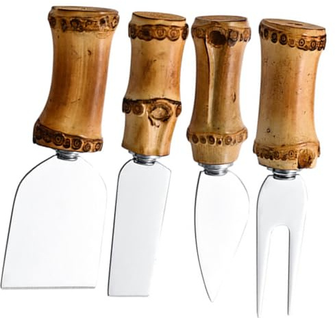 LIFKOME Ensemble De 2 Couteaux À Fromage Avec Manche En Trancheuse À Fromage Multifonction Cuisine