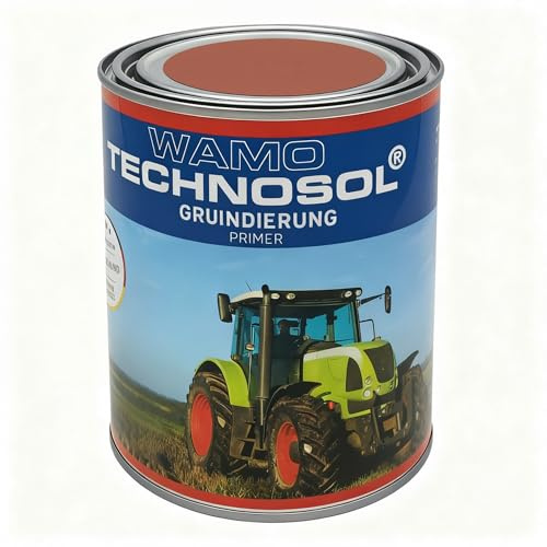 TECHNOSOL Grundierung Rotbraun | Rost- und Haftprimer | 1 L | Korrosionsschutz | für Metall & Stahl | schnelltrocknend | Made in Germany