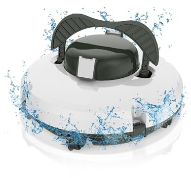 BJdfgE Aspiradora robótica for Piscinas S100, inalámbrica, for Grandes, Resistente al Agua IPX8, 130 min de duración