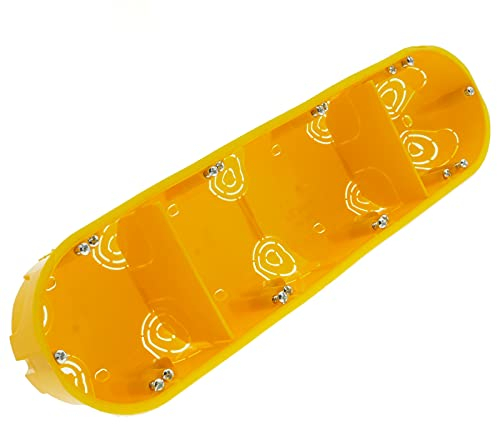 BeMatik - Rechteckig Schalterdosen 284x74mm für elektrische Anschlüsse