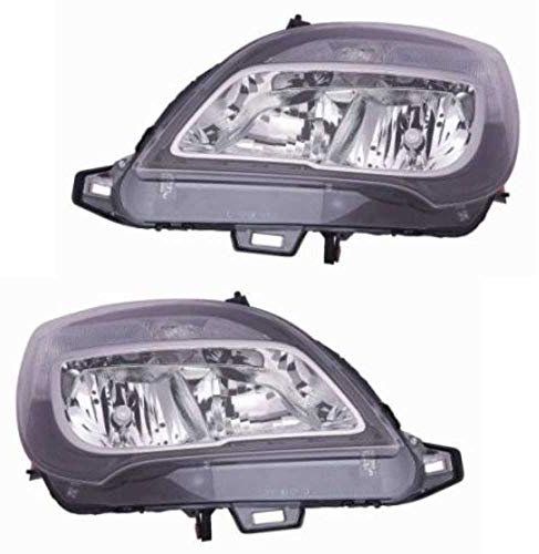 Halogen Scheinwerfer Set links & rechts Hauptscheinwerfer Frontscheinwerfer H7 ohne Lampenträger für Model Meriva B Großraumlimousine S10