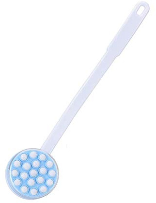 Eincremhilfe Rückencreme mit Jede beliebige Lotion für Rücken-Eincreamer, Badebürsten, Selbst eincremen, Massage, Creamer Lotion, Rücken, Massage, Dusche Reiben Pinsel,1pcs Bürstenkopf