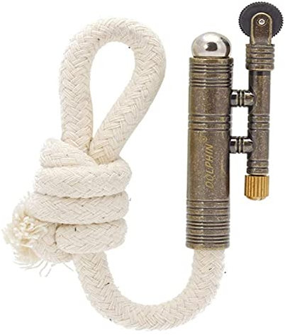 Accendino XOTAK Retrò a Vento da Marinaio - Sopravvivenza Portatile, Campeggio All'aperto - Nessun Cherosene/Benzina Richiesto - Regalo (Bronzo)