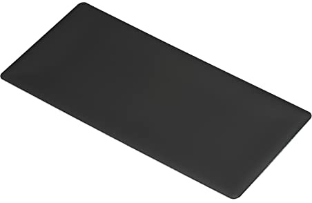 PATIKIL 4x2 Métal Nom Plaque, 10 Paquet Anodisé Aluminium Autocollant Signe Étiquette Personnaliser Personnaliser Gravé vierges Assiette pour Bricolage Laser Impression, Noir