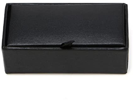 Reise-Schmuckschatulle & Manschettenknopf-Box Gepolsterter Schmuckhalter PU-Leder Uhren-Aufbewahrungsboxen Männer & Frauen Schmuck Display Manschettenknopf Aufbewahrungsbox Manschettenknopf