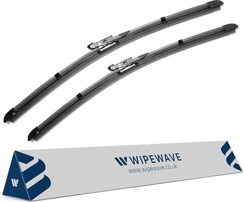 WipeWave Windscreen Wiper Blades for Vauxhall Zafira 2005-2014 MPV, 28 22 Front Pinch tap Enhanced Clarity, Easy Replacement