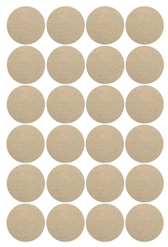 SIMALA 25mm Chair Leg Floor Protectors, 5mm Thick Furniture Pads Floor Protectors For Increased Durability. Ideal Felt Pads For Hard Surfaces, 24 Pieces