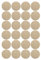 SIMALA 25mm Chair Leg Floor Protectors, 5mm Thick Furniture Pads Floor Protectors For Increased Durability. Ideal Felt Pads For Hard Surfaces, 24 Pieces
