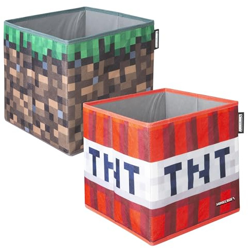 phoenix group AG MINECRAFT – tyglåda, förvaringslåda, set om 2