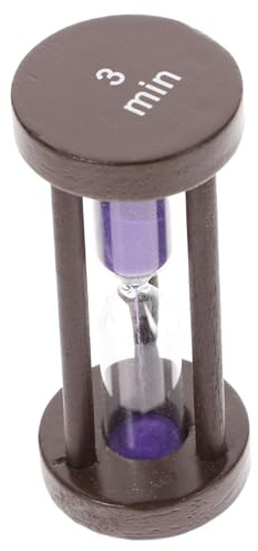 Wooden round 3 Minute Sand Clock Timer for Kids Back to School Decor