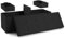 Blumtal Banc de Rangement + 2 Boîtes Supplémentaires 110x38x38 cm - Coffre Intérieur Noir