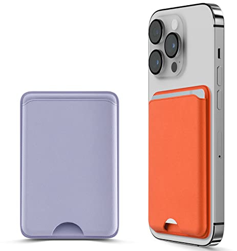 2 Pack Magnetic Wallet Phone Card Holder for iPhone Case with Mag-Safe