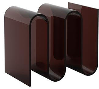 Beistelltisch mit Acrylrahmen, Nachttisch mit Stauraum für Wohnzimmer, Schlafzimmer (rot), moderne Kunst, Couch, Nachttisch, Schlafsaal, Beistelltisch, Couchtisch, freistehend, Sofatisch, stilvoll und
