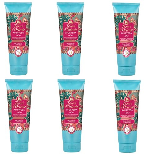 TESORI DORIENTE Body Lotion Ayurveda, 6 x 250ml