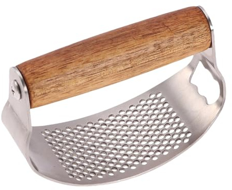 Evember Presse-ail Manuel, 10.7x5.1x7.4cm Broyeur D'ail Manuel, Presse Ail À Bascule Inox, Presse-ail À Bascule En Acier Inoxydable, Gadgets De Cuisine Pour Un Écrasement Sans Effort