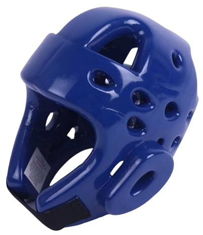 Pegciuho Karate Kopfschutz für Kinder Taekwondo Kopfschutz Helm Kampfsport Kopfbedeckung Sporthelme für Kickboxen Muay Thai Anti Kollision 130-160 cm