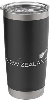 NEW Zealand Fern Flag Athletic Sports Style TEE Stainless Steel Insulated Tumbler