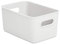 tatay Baobab panier de rangement multi-usages moyenne avec capacité pour 5 litres, Blanc pergamón, 18.1 X 27.2 X 13