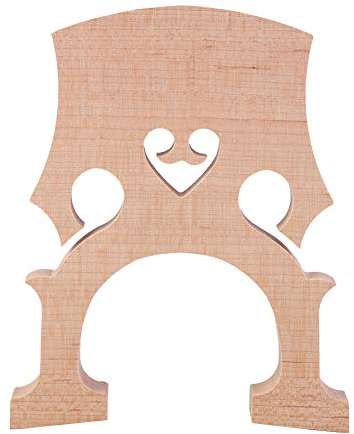 Dilwe Cello-Brücke, Ahornholz Cello-Brücke Ersatzteile Instrumenten-Zubehör für 1/2 1/4 1/8 Celli(1/4)