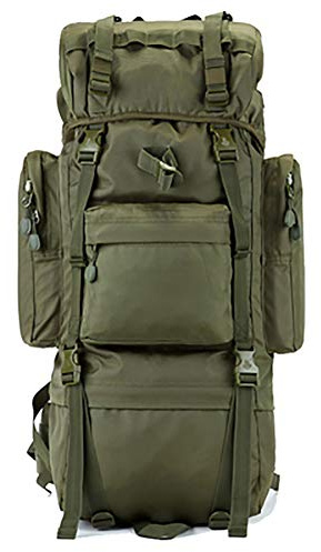Interner Rahmen Trekking Rucksäcke Mit Regenschutz, 100l Militärische Taktischer Wasserdicht Wanderrucksack Gepäckbeutel-c 100l