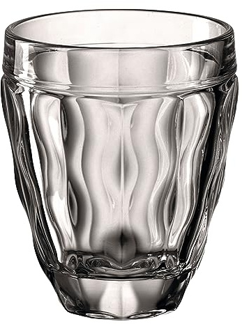 Leonardo Brindisi Trink-Glas 1 Stück, spülmaschinenfester Wasser-Kelch, Trink-Becher aus Glas, modernes Saft-Glas, grau, 270 ml, 021604