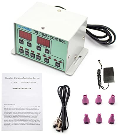 Toplionace DIY WIG Schweißmaschine zu Kalt Schweißmaschine Edelstahl Mini Punktschweißgerät Zeitpuls Regler Modifizierter Kaltschweißgerät (SL-MINI, mit Pedal)