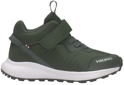 Viking Aery Tau Mid Gtx unisex – barn Regnsko, Mossgrön, 30 EU