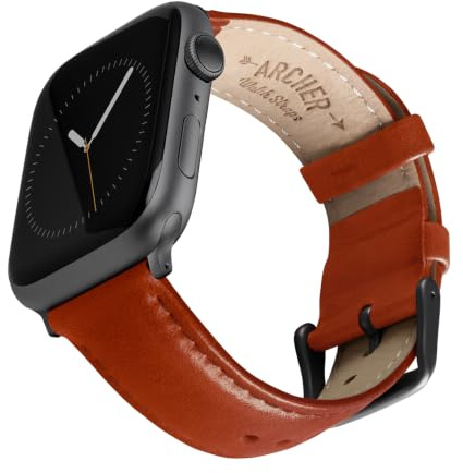 Archer Watch Straps - Uhrenarmbänder aus Hochwertigem Genarbtem Leder für Apple Watch