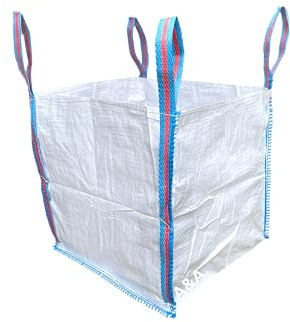 A&A SUPPLIES UK - 10 x 1/2 Half a Tonne FIBC Bulk Builders Bags Strong Garden Waste Heavy Duty Industrial Woven Material Jumbo Sacks Ton (10 BAGS)